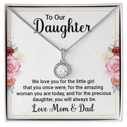 To My Daughter | We Love You | Eternal Hope Necklace - WhatsInStore61