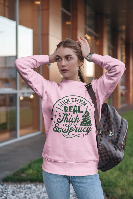 Gift For Her, Gift For Grandma, Gift For Mom, Gift For Wife, Gift For Sister, Gift For Daughter | Thick & Sprucy - Women's Sweater